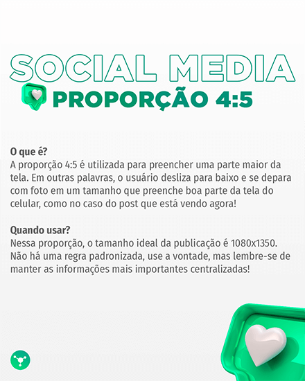 Social Media proporção 4:5